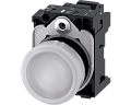 Siemens 3SU1153-6AA60-3AA0 Световой индикатор, 22mm, круглый, металлический, белый матовый рассеиватель Siemens 3SU1153-6AA60-3AA0 Световой индикатор, 22mm, круглый, металлический, белый матовый рассеиватель