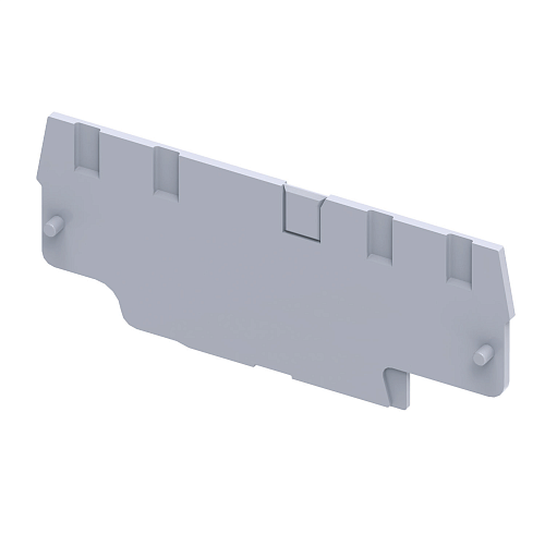 KEAZ Крышка концевая для клеммы проходной OptiClip EPCX2,5/4-QUATTRO-серый KEAZ Крышка концевая для клеммы проходной OptiClip EPCX2,5/4-QUATTRO-серый