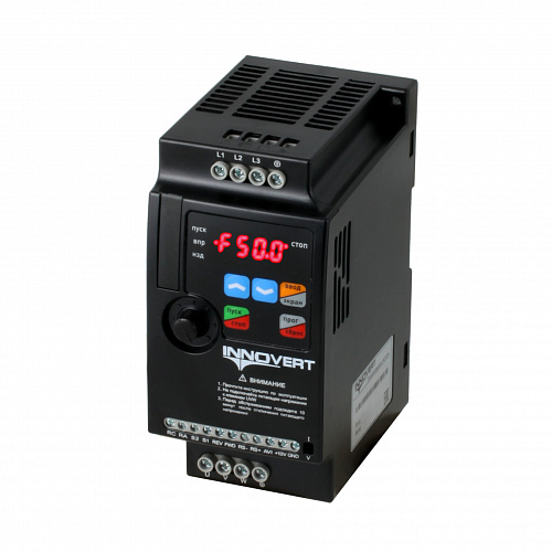 Преобразователь частоты INNOVERT ISD222M43E mini PLUS (2,2 кВтx380 В) , выходной ток 5.0 А Преобразователь частоты INNOVERT ISD222M43E mini PLUS (2,2 кВтx380 В) , выходной ток 5.0 А