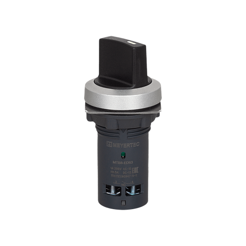 MTB8-ED53 Переключатель на 3 положения, с возвратом, короткая ручка, 2NO, IP65, пластик MTB8-ED53 Переключатель на 3 положения, с возвратом, короткая ручка, 2NO, IP65, пластик