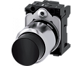 Siemens 3SU1250-0FB10-0AA0 Актуатор кнопки с высоким фронтальным кольцом, 22 мм, круглый, металл, чёрный, без фиксации, с держателем Siemens 3SU1250-0FB10-0AA0 Актуатор кнопки с высоким фронтальным кольцом, 22 мм, круглый, металл, чёрный, без фиксации, с держателем