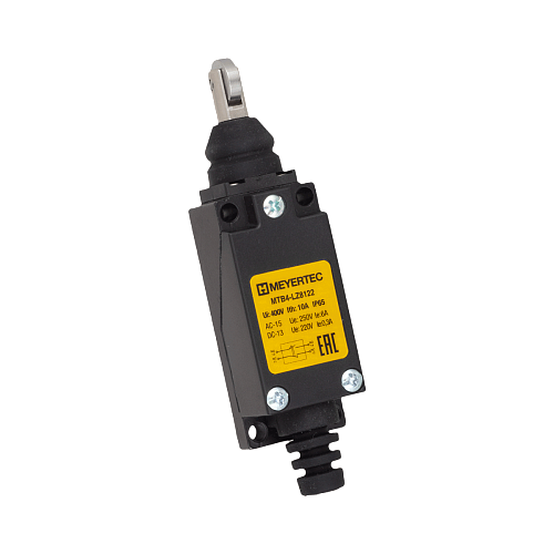 MTB4-LZ8122 Выключатель концевой, IP65, ролик вертикальный нажимной MTB4-LZ8122 Выключатель концевой, IP65, ролик вертикальный нажимной
