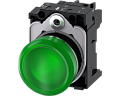 Siemens 3SU1152-6AA40-1AA0 Световой индикатор, 22mm, круглый, металлический, зеленый рассеиватель, с держателем Siemens 3SU1152-6AA40-1AA0 Световой индикатор, 22mm, круглый, металлический, зеленый рассеиватель, с держателем