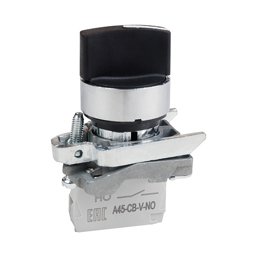 KEAZ Переключатель OptiSignal D22 C4-S-21 2 положения металл 1НО XB4BD21 KEAZ Переключатель OptiSignal D22 C4-S-21 2 положения металл 1НО XB4BD21