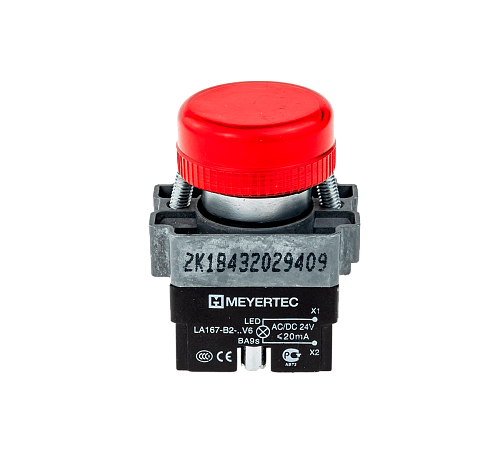 MTB2-BV614 Сигнальная лампа красный, 24V AC/DC MTB2-BV614 Сигнальная лампа красный, 24V AC/DC