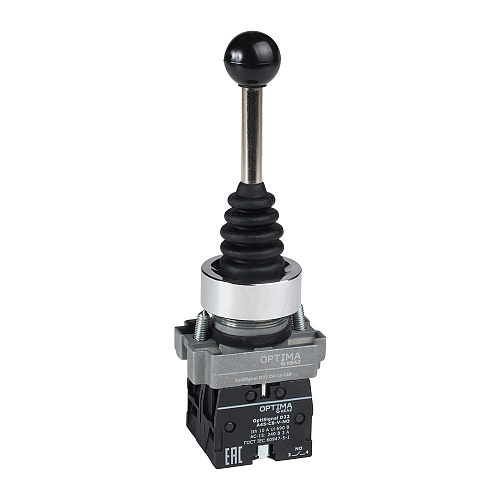 KEAZ Джойстик OptiSignal D22 C4-J2-220 металлический 2 положения 2НО без фиксации KEAZ Джойстик OptiSignal D22 C4-J2-220 металлический 2 положения 2НО без фиксации