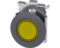 Siemens 3SU1061-0JA30-0AA0 Актуатор кнопки с подсветкой, 30mm, кругл., металл матовый, желтая кнопка Siemens 3SU1061-0JA30-0AA0 Актуатор кнопки с подсветкой, 30mm, кругл., металл матовый, желтая кнопка