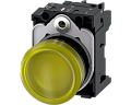 Siemens 3SU1102-6AA30-1AA0 Световой индикатор, 22mm, круглый, пластик, желтый матовый рассеиватель, с держателем Siemens 3SU1102-6AA30-1AA0 Световой индикатор, 22mm, круглый, пластик, желтый матовый рассеиватель, с держателем