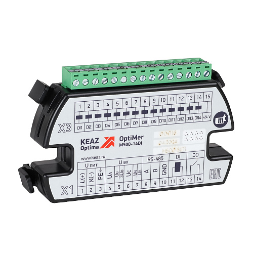 KEAZ Модуль расширения OptiMer-M500-14DI KEAZ Модуль расширения OptiMer-M500-14DI