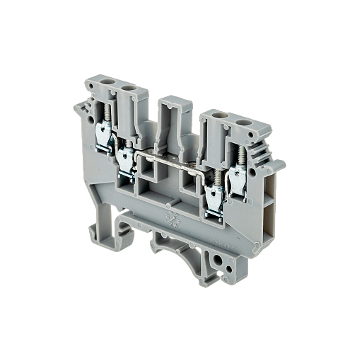 MTU-FO2.5 Клемма винтовая четырехпроводная, 2.5 мм², серая MTU-FO2.5 Клемма винтовая четырехпроводная, 2.5 мм², серая