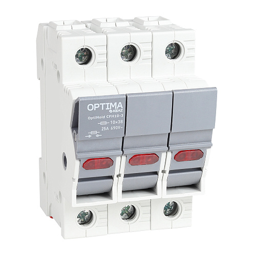 KEAZ Предохранитель-разъединитель модульный OptiHold CFH10-25-3 KEAZ Предохранитель-разъединитель модульный OptiHold CFH10-25-3
