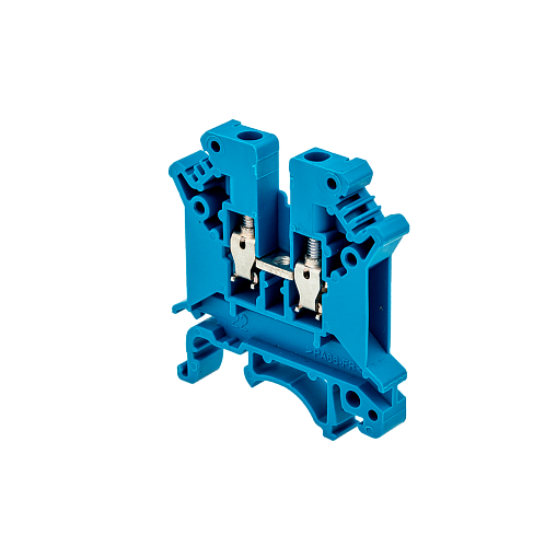 MTU-4BL Клемма винтовая проходная, 4 мм², синяя MTU-4BL Клемма винтовая проходная, 4 мм², синяя