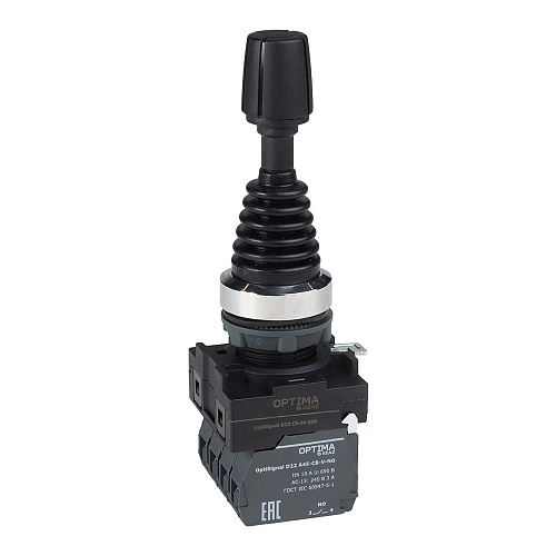 KEAZ Джойстик OptiSignal D22 C5-J4-240 пластиковый 4 положения 4НО без фиксации KEAZ Джойстик OptiSignal D22 C5-J4-240 пластиковый 4 положения 4НО без фиксации