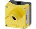 Siemens 3SU1851-0AA00-0AF2 Корпус командных устройств, 22 мм, металл, желтый, с защитным ободом и грибковым выключателем 40 мм Siemens 3SU1851-0AA00-0AF2 Корпус командных устройств, 22 мм, металл, желтый, с защитным ободом и грибковым выключателем 40 мм
