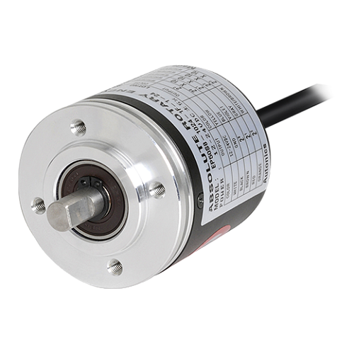 EP50S8-720-2F-N-5 Энкодер абсолютный однооборотный AUTONICS, корпус: Ø50мм, вал выступающий, посадочный диаметр вала: Ø8мм, разрешение: 720 имп./об., NPN с открытым коллектором, двоичный код, увеличение значения по часовой стрелке, Uпит. 5В=, кабель сзади EP50S8-720-2F-N-5 Энкодер абсолютный однооборотный AUTONICS, корпус: Ø50мм, вал выступающий, посадочный диаметр вала: Ø8мм, разрешение: 720 имп./об., NPN с открытым коллектором, двоичный код, увеличение значения по часовой стрелке, Uпит. 5В=, кабель сзади