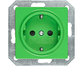 Siemens 5UB1520 Розетка зеленая Schuko 10A DC/16A AC 250В с защитным контактом Siemens 5UB1520 Розетка зеленая Schuko 10A DC/16A AC 250В с защитным контактом