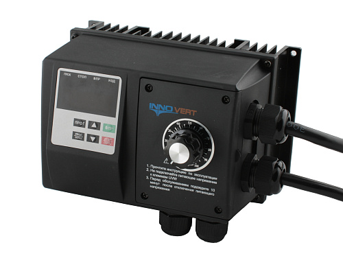 IPD751P43B-VR Преобразователь частоты пыле- влагозащищенный INNOVERT INNOVERT IPD751P43B-VR, 380В, 0,75кВт, 2,7А, IP 54 IPD751P43B-VR Преобразователь частоты пыле- влагозащищенный INNOVERT INNOVERT IPD751P43B-VR, 380В, 0,75кВт, 2,7А, IP 54