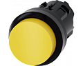 Siemens 3SU1000-0BB30-0AA0 Актуатор кнопки, 22mm, кругл., пластик, кнопка жёлтая выступающая, без фиксации Siemens 3SU1000-0BB30-0AA0 Актуатор кнопки, 22mm, кругл., пластик, кнопка жёлтая выступающая, без фиксации