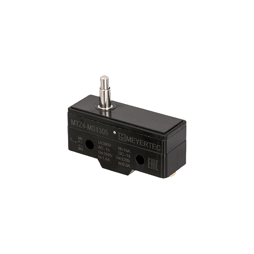 MTZ4-MS1305 Мини-выключатель концевой, IP40, плунжер удлиненный MTZ4-MS1305 Мини-выключатель концевой, IP40, плунжер удлиненный