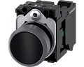 Siemens 3SU1130-0AB10-3BA0 Кнопка, 22mm, круглая, пластик с металлическим фронтальным кольцом, чёрная, плоская, 1NO Siemens 3SU1130-0AB10-3BA0 Кнопка, 22mm, круглая, пластик с металлическим фронтальным кольцом, чёрная, плоская, 1NO