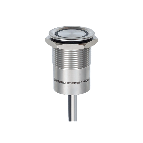 MT-TS1910BNG Кнопка сенсорная с подсветкой (-/зеленая), Ø19 мм, NO, с возвратом, NPN, 24В DC, IP68 MT-TS1910BNG Кнопка сенсорная с подсветкой (-/зеленая), Ø19 мм, NO, с возвратом, NPN, 24В DC, IP68