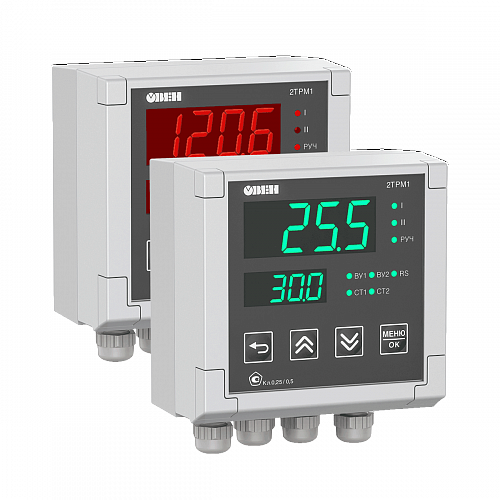 ОВЕН 2ТРМ1 погодозависимый двухканальный регулятор с RS-485 ОВЕН 2ТРМ1 погодозависимый двухканальный регулятор с RS-485