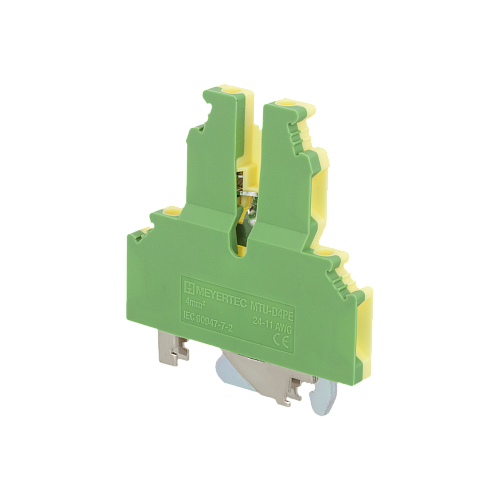 MTU-D4PE Клемма винтовая двухуровневая "Земля", 4 мм² MTU-D4PE Клемма винтовая двухуровневая "Земля", 4 мм²