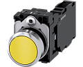 Siemens 3SU1150-0AB30-1FA0 Кнопка, 22mm, круглая, металлическая, глянцевая, желтая, плоская, 1NO+1NC Siemens 3SU1150-0AB30-1FA0 Кнопка, 22mm, круглая, металлическая, глянцевая, желтая, плоская, 1NO+1NC