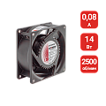 VENT-9238.220VAC.7MSHB 220VAC, ток 0.08 А, 2500 об./мин, 1.1 м3/мин, 92х92 мм VENT-9238.220VAC.7MSHB 220VAC, ток 0.08 А, 2500 об./мин, 1.1 м3/мин, 92х92 мм