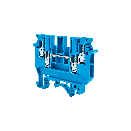 MTU-FO2.5BL Клемма винтовая четырехпроводная, 2.5 мм², синяя MTU-FO2.5BL Клемма винтовая четырехпроводная, 2.5 мм², синяя