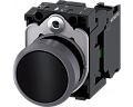 Siemens 3SU1130-0AB10-1BA0 Кнопка, 22mm, круглая, пластик с металлическим фронтальным кольцом, чёрная, плоская Siemens 3SU1130-0AB10-1BA0 Кнопка, 22mm, круглая, пластик с металлическим фронтальным кольцом, чёрная, плоская