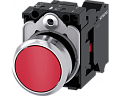 Siemens 3SU1150-0AB20-3CA0 Кнопка, 22mm, круглая, металлическая, красная, с держателем, 1nc, пружинные клеммы Siemens 3SU1150-0AB20-3CA0 Кнопка, 22mm, круглая, металлическая, красная, с держателем, 1nc, пружинные клеммы