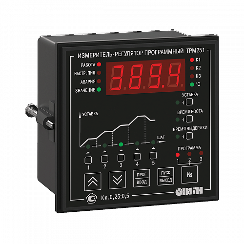 ОВЕН ТРМ251 ПИД-регулятор с пошаговыми программами и RS-485 ОВЕН ТРМ251 ПИД-регулятор с пошаговыми программами и RS-485