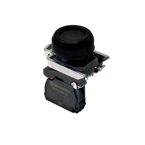 MTB4-BP21 Кнопка черная в кожухе, 1NO, IP66, металл MTB4-BP21 Кнопка черная в кожухе, 1NO, IP66, металл