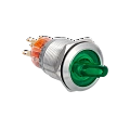 MT67-BD211G24 Переключатель с подсветкой, с фиксацией, 24V AC/DC, зеленый, 2 положения, 1NO+1NC, IP67, нержавеющая сталь MT67-BD211G24 Переключатель с подсветкой, с фиксацией, 24V AC/DC, зеленый, 2 положения, 1NO+1NC, IP67, нержавеющая сталь