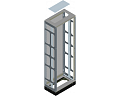 Siemens 8GK2420-6KK24 Напольный шкаф универсальный, IP55, класс защиты 1, 1800x600x400 мм, RAL 7035 Siemens 8GK2420-6KK24 Напольный шкаф универсальный, IP55, класс защиты 1, 1800x600x400 мм, RAL 7035