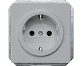 Siemens 5UB1468 Розетка профильная серебряного цвета, 10А DC/16A AC, 250В, с защитным контактом Siemens 5UB1468 Розетка профильная серебряного цвета, 10А DC/16A AC, 250В, с защитным контактом