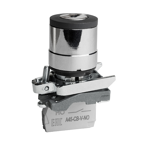 KEAZ Переключатель OptiSignal D22 C4-SK-21 с ключем 2 положения металл 1НО XB4BG21 KEAZ Переключатель OptiSignal D22 C4-SK-21 с ключем 2 положения металл 1НО XB4BG21