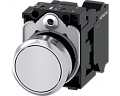 Siemens 3SU1150-0AB60-3BA0 Кнопка, 22mm, круглая, металлическая, белая, плоская, контакты мгновенного действия Siemens 3SU1150-0AB60-3BA0 Кнопка, 22mm, круглая, металлическая, белая, плоская, контакты мгновенного действия