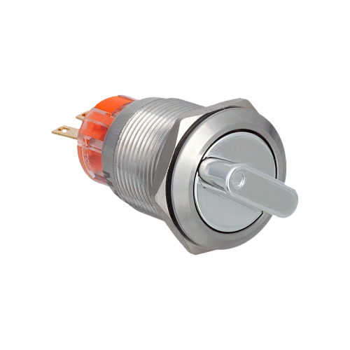 MT67-BD411 Переключатель в 2 положения с возвратом, короткая ручка, 1NO+1NC, IP67, нержавеющая сталь MT67-BD411 Переключатель в 2 положения с возвратом, короткая ручка, 1NO+1NC, IP67, нержавеющая сталь