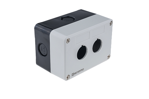 MTB2-PE2 Корпус кнопочного поста, 2 отверстия, серый, IP54 MTB2-PE2 Корпус кнопочного поста, 2 отверстия, серый, IP54